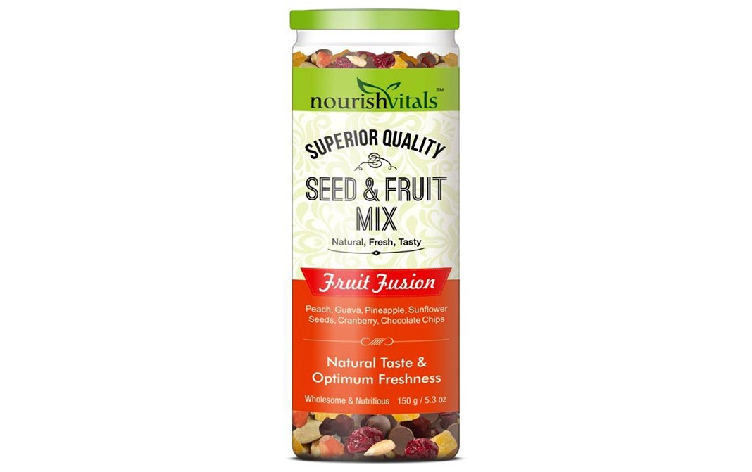 NourishVitals Seed & Fruit Mix Fruit Fusion    Jar  150 grams
